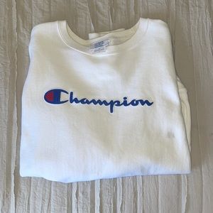 Oversized champion crewneck!!